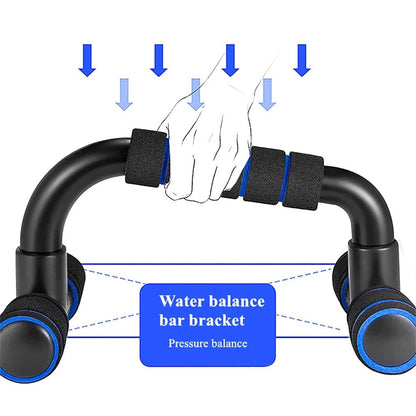 HeavyDuty UShaped PushUp Rack  Ergonomic Hand Grip For Chest  Body Building Workouts 1