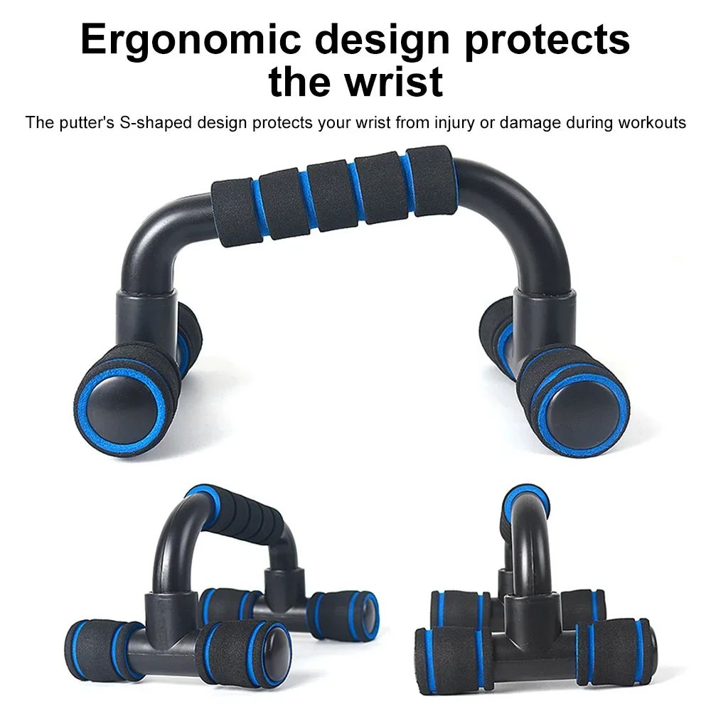 HeavyDuty UShaped PushUp Rack  Ergonomic Hand Grip For Chest  Body Building Workouts 9