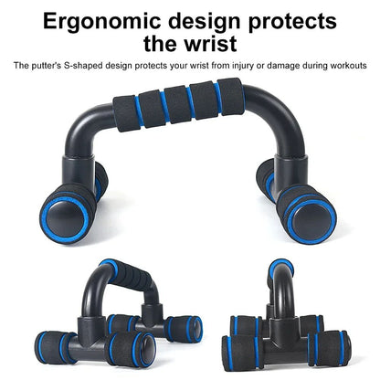 HeavyDuty UShaped PushUp Rack  Ergonomic Hand Grip For Chest  Body Building Workouts 9
