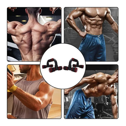 HeavyDuty UShaped PushUp Rack  Ergonomic Hand Grip For Chest  Body Building Workouts 10