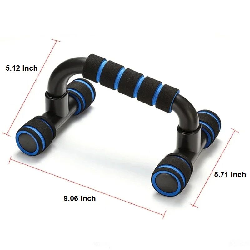 HeavyDuty UShaped PushUp Rack  Ergonomic Hand Grip For Chest  Body Building Workouts 5