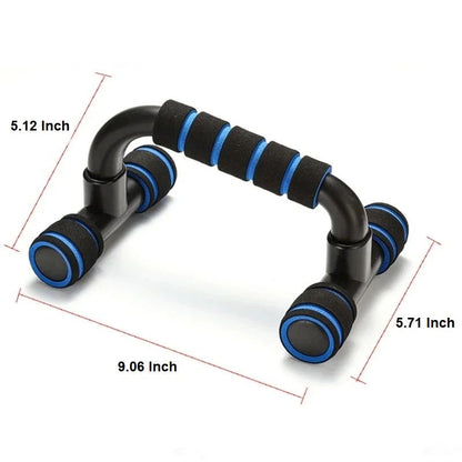 HeavyDuty UShaped PushUp Rack  Ergonomic Hand Grip For Chest  Body Building Workouts 5