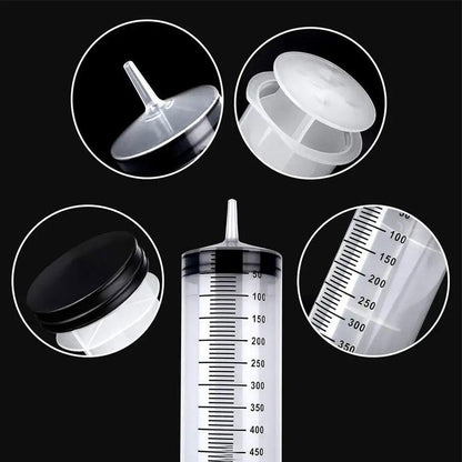 Large Capacity Oil Suction Syringe, Reusable Needle Barrel Pump with Scale for Vehicles & Machinery