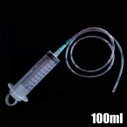 Large Capacity Oil Suction Syringe, Reusable Needle Barrel Pump with Scale for Vehicles & Machinery