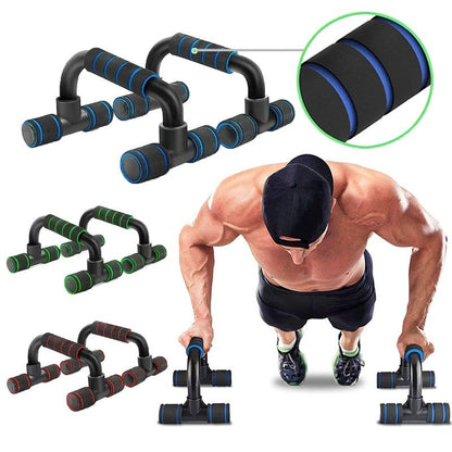 HeavyDuty UShaped PushUp Rack  Ergonomic Hand Grip For Chest  Body Building Workouts 10