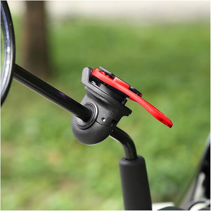 Motorcycle Bike Phone Holder 360 Rotatable  Detachable Quad Lock Stand For Bicycle Navigation And S 2