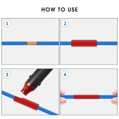 Heat Shrink Tubing Set Thermoresistant Sleeved Protector For Wire Cable  Electrical Insulation 2