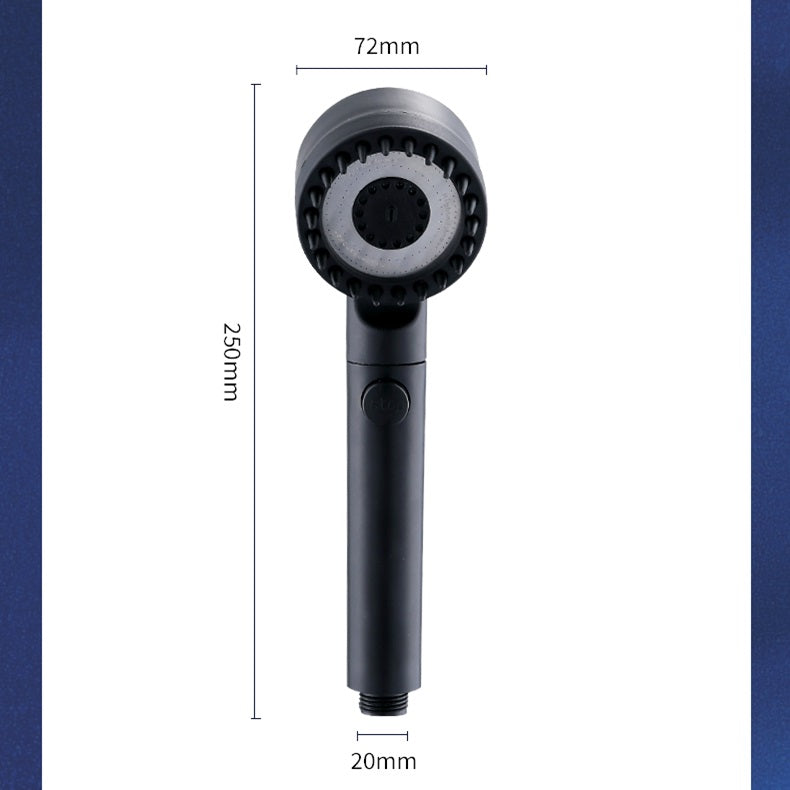 High Pressurized Filter Shower Head 3 Mode Adjustable Spray with Massage Brush  Rain Faucet