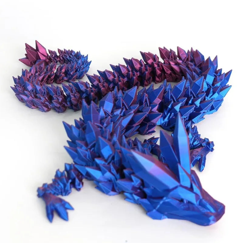 3D Printed Dragon Egg Full Articulated Dragon Model Movable Rotatable Desktop Ornament  Kid Toy 3