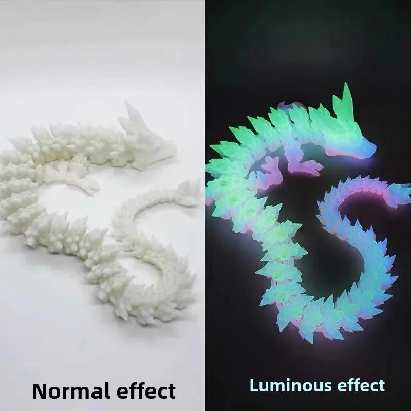 3D Printed Dragon Egg Full Articulated Dragon Model Movable Rotatable Desktop Ornament  Kid Toy 6