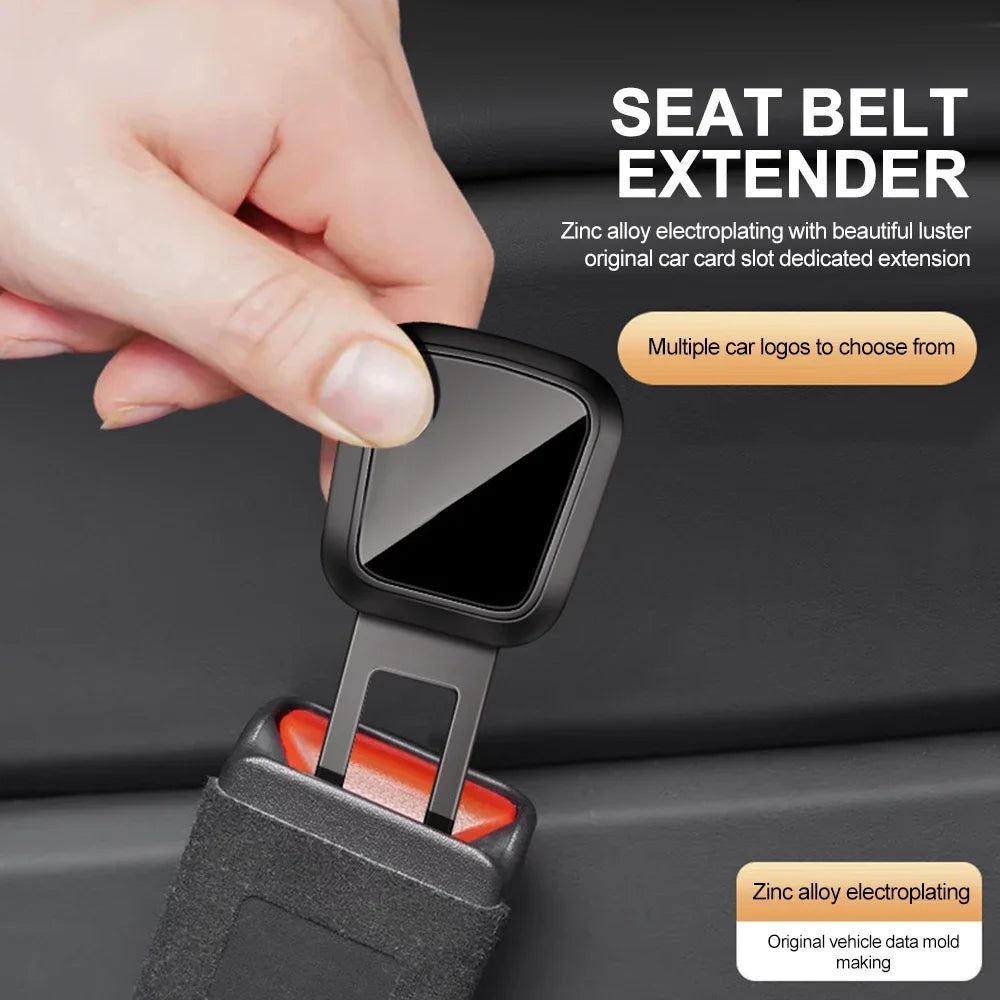 Car Seat Belt Clip Extender Safety Seatbelt Lock Buckle Plug For Tesla Porsche  More 1