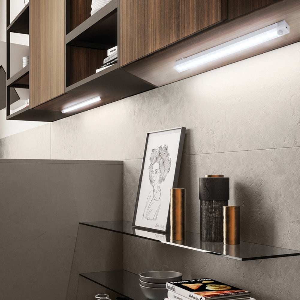 Wireless LED Motion Sensor Light Cabinet Wardrobe Lamp With Light Sensing Ideal For Stairs Kitchen  1