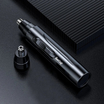 Professional Black Electric Nose Hair Trimmer For Men  WomenPainless EarNose Grooming With High Spe 2