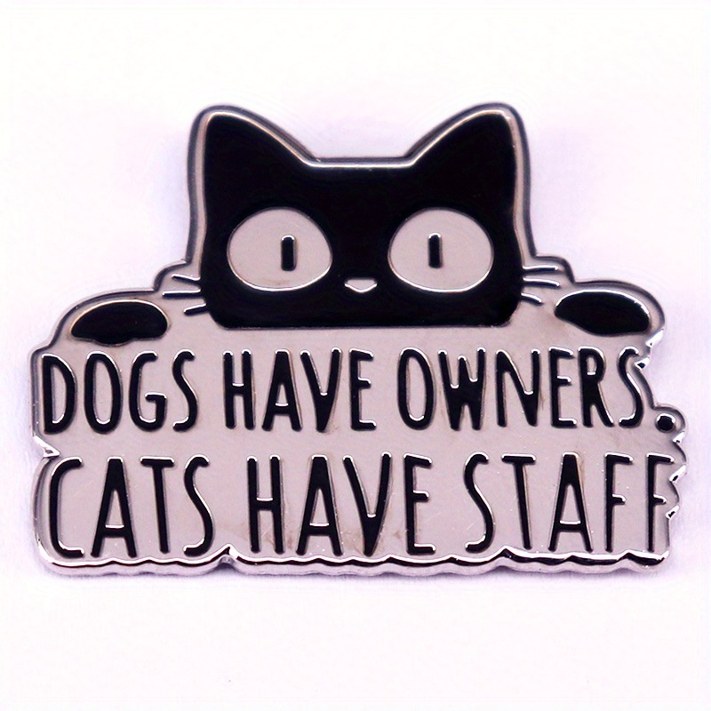Cute Tiny Black Cat Enamel Pin Cartoon Animal Brooch for Jewelry Jackets  Gift Giving