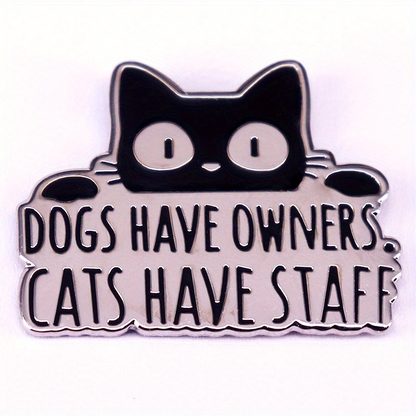 Cute Tiny Black Cat Enamel Pin Cartoon Animal Brooch for Jewelry Jackets  Gift Giving
