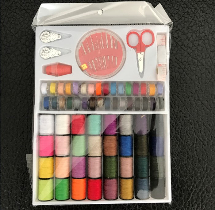 Mini Travel Sewing Box Set Compact Handy Needlework Tool With PP Case For Quick Fabric Repairs Anyw 2