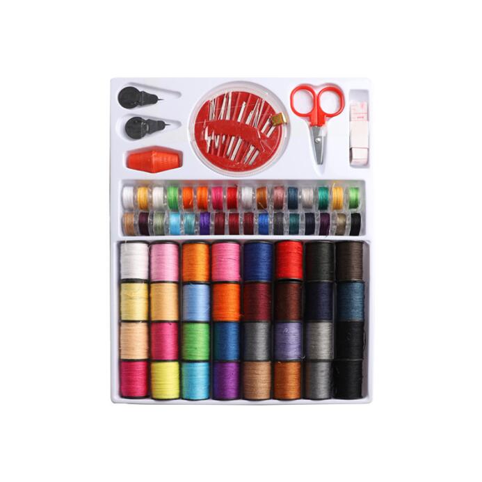 Mini Travel Sewing Box Set Compact Handy Needlework Tool With PP Case For Quick Fabric Repairs Anyw 3