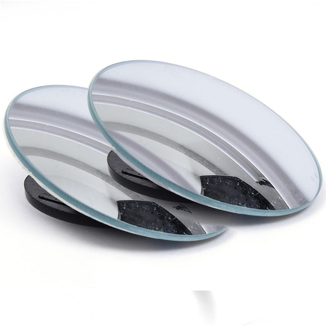 Car Blind Spot Mirror 360 Adjustable Convex Auxiliary Rearview Mirror with Wide Angle Frame for Ea