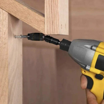 Drill Bit Holder with Pivot Magnetic Tip Holder Set, 20° Swivel & Quick Release for Enhanced Precision & Efficiency