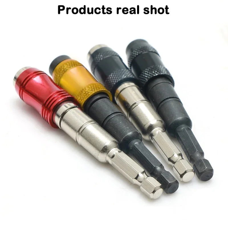 Drill Bit Holder With Pivot Magnetic Tip Holder Set 20 Swivel  Quick Release For Enhanced Precision 5