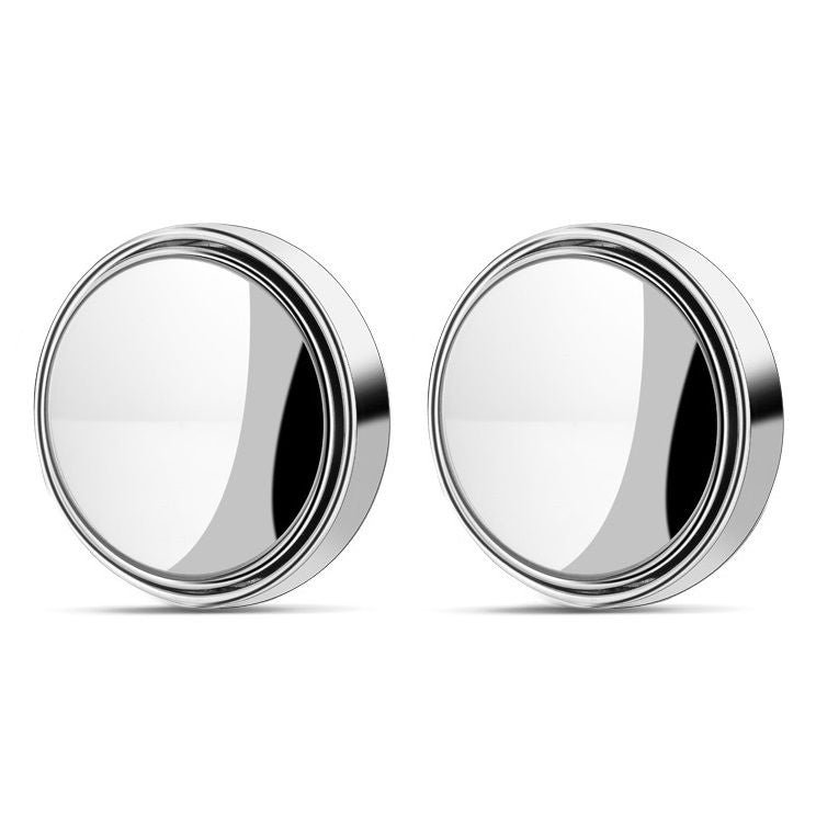 Car Blind Spot Mirror 360 Adjustable Convex Auxiliary Rearview Mirror with Wide Angle Frame for Ea