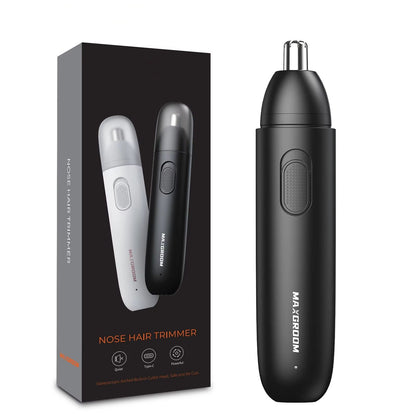 Rechargeable Nose Hair Trimmer For Men 360 Rotating Dual Blade Electric Shaver Painless  Safe For E 7