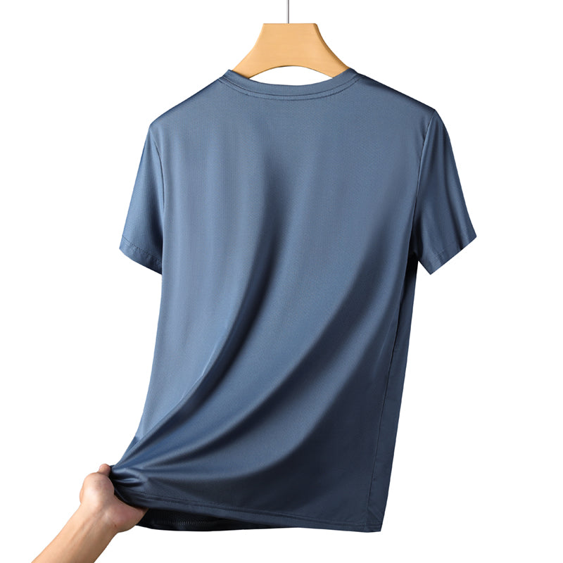 Men Running TShirt Trendy Tees For Summer QuickDry  Breathable Casual Style 5