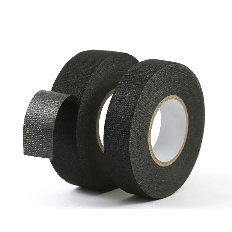 Coroplast Adhesive Cloth Tape – 15M Flame Retardant & Heat-Resistant for Automotive Cable Loom Wrapping
