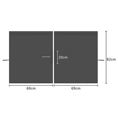Car Sun Shades  Privacy Curtains Universal Rear Seat Divider  Side Window Blackout Covers for Car