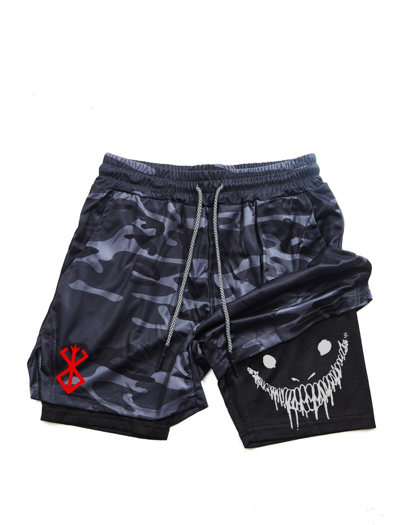 Men Gym Shorts With Double Layer Breathable Running Shorts For Workouts  Training 4
