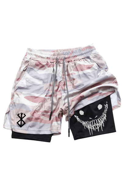 Men Gym Shorts With Double Layer Breathable Running Shorts For Workouts  Training 8