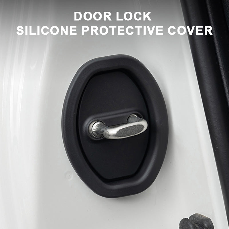 Silicone Car Door Lock Protection Cover SEAMETAL Elastic Buckle Guard AntiCollision Shock Absorbi