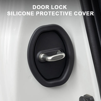 Silicone Car Door Lock Protection Cover SEAMETAL Elastic Buckle Guard AntiCollision Shock Absorbi