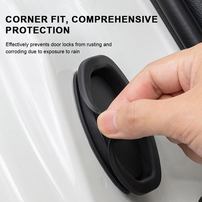 Silicone Car Door Lock Protection Cover SEAMETAL Elastic Buckle Guard AntiCollision Shock Absorbi