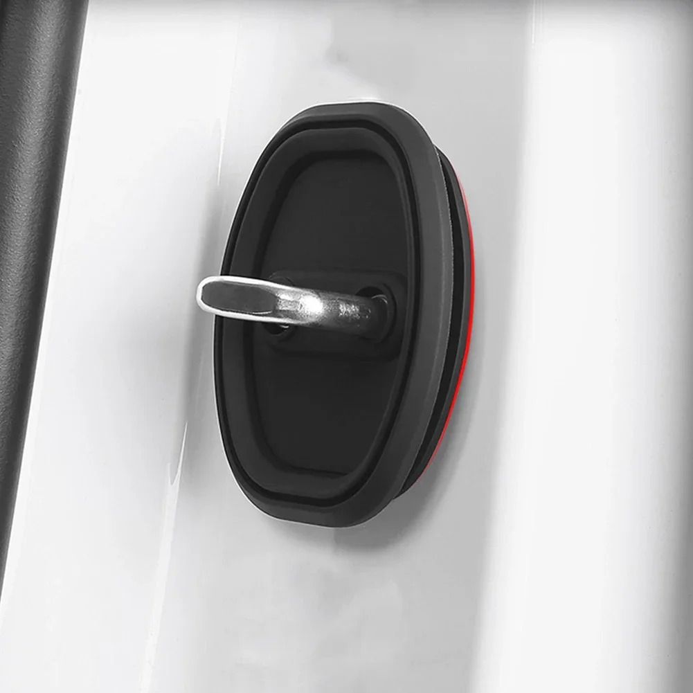 Silicone Car Door Lock Protection Cover SEAMETAL Elastic Buckle Guard AntiCollision Shock Absorbi