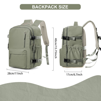 Men's Travel Backpack, Waterproof Business Cabin Bag, Large Multi-Functional Backpack for Everyday Use