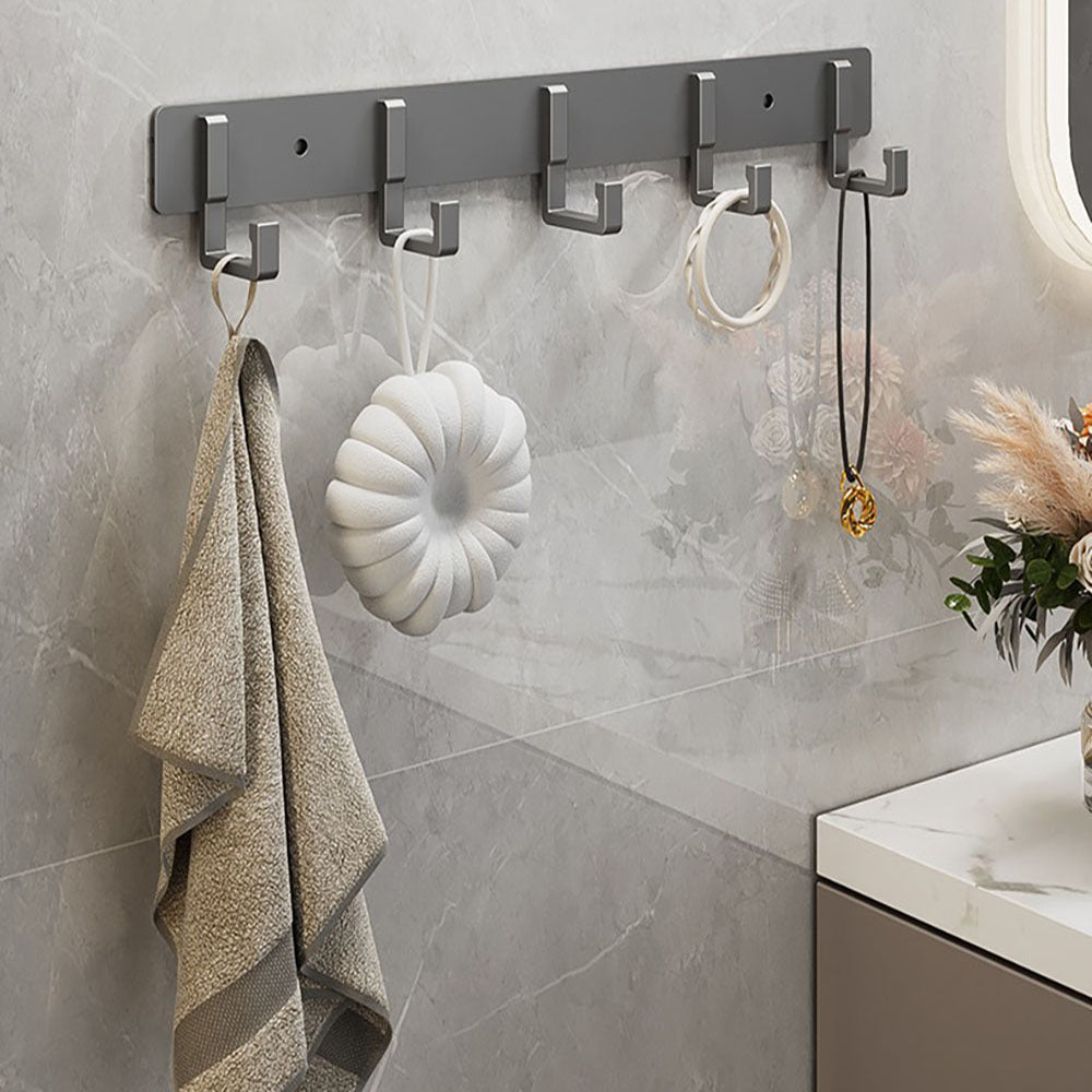Strong Load-Bearing Adhesive Hook – Punch-Free Wall Mounted Organizer for Towels, Bathroom & Kitchen