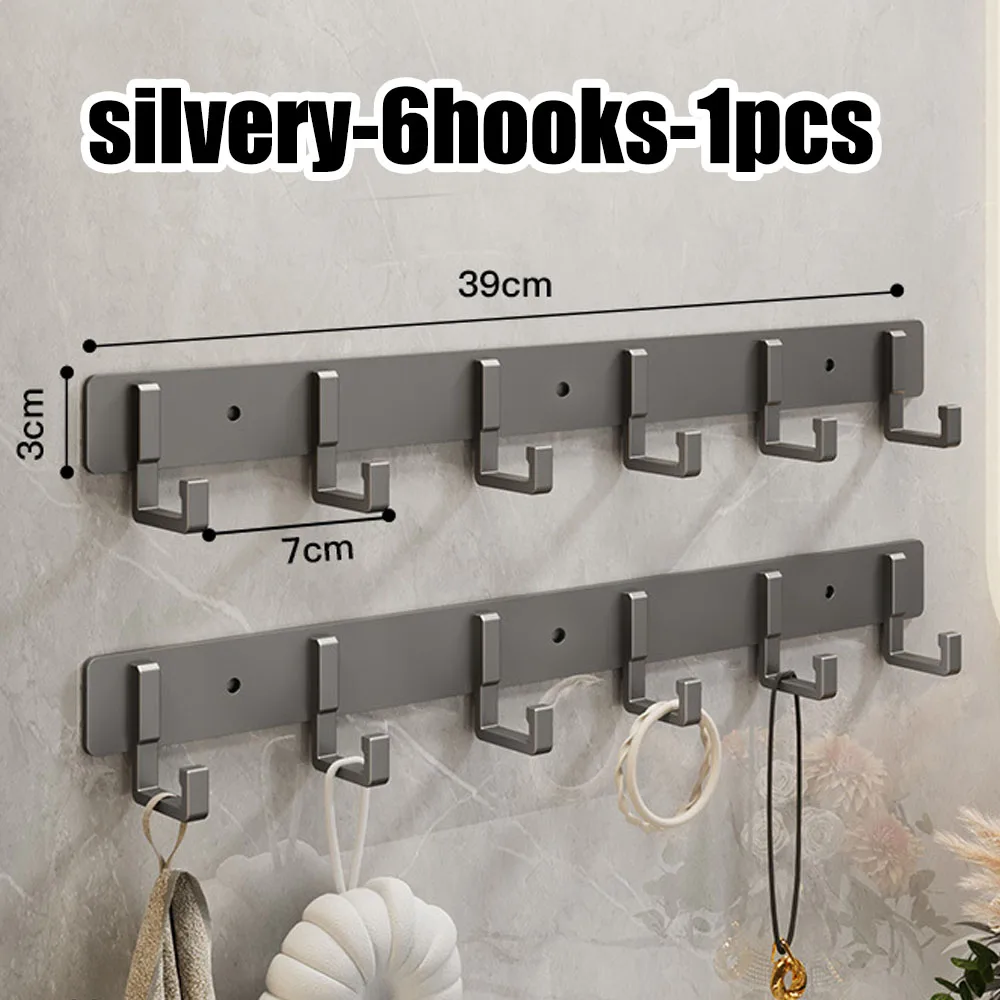 Strong Load-Bearing Adhesive Hook – Punch-Free Wall Mounted Organizer for Towels, Bathroom & Kitchen