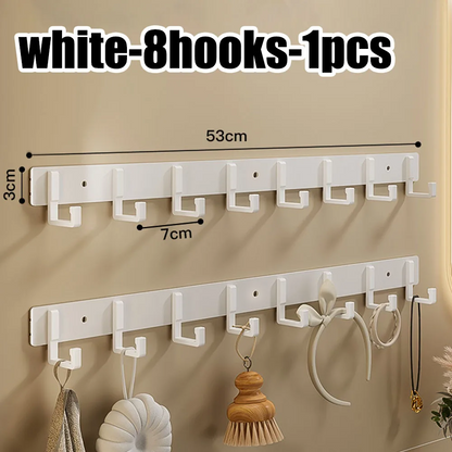Strong Load-Bearing Adhesive Hook – Punch-Free Wall Mounted Organizer for Towels, Bathroom & Kitchen