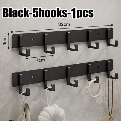 Strong Load-Bearing Adhesive Hook – Punch-Free Wall Mounted Organizer for Towels, Bathroom & Kitchen