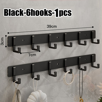 Strong Load-Bearing Adhesive Hook – Punch-Free Wall Mounted Organizer for Towels, Bathroom & Kitchen