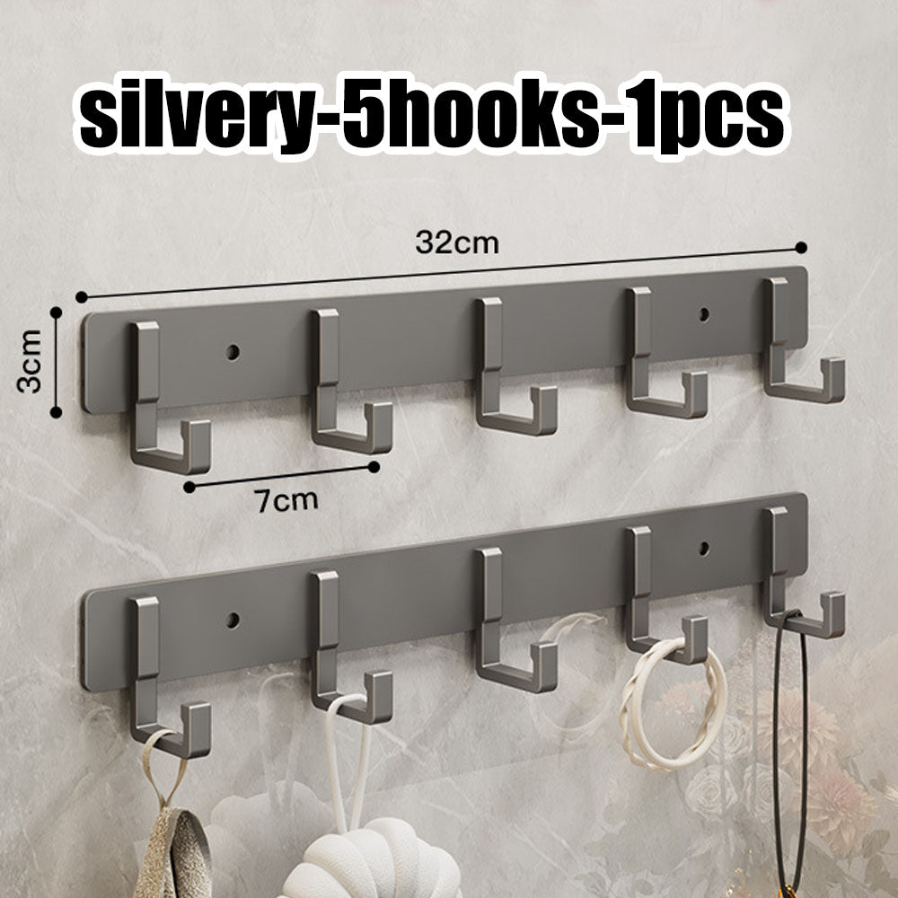 Strong Load-Bearing Adhesive Hook – Punch-Free Wall Mounted Organizer for Towels, Bathroom & Kitchen
