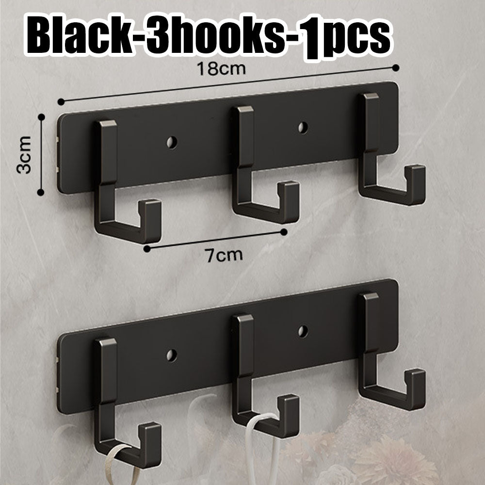 Strong Load-Bearing Adhesive Hook – Punch-Free Wall Mounted Organizer for Towels, Bathroom & Kitchen
