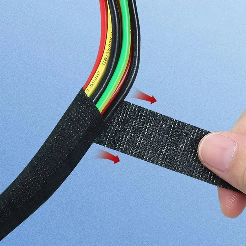 Heat Resistant Electrical Tape Harness Bundle Insulation, Auto Wiring Fabric Cloth Wrap, Waterproof Cable Organizer Tape