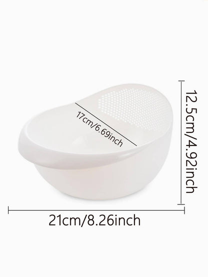 Food Strainer  Rice Bowl Drain Basket Durable Kitchen Organizer 1