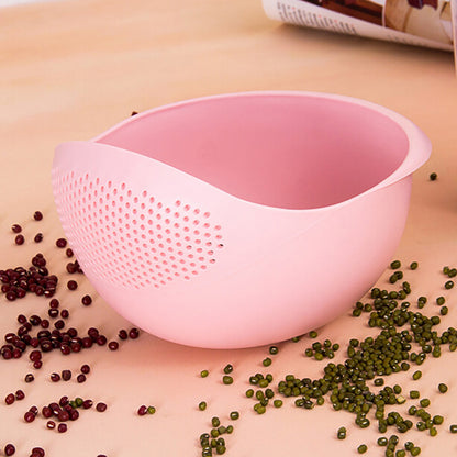 Food Strainer  Rice Bowl Drain Basket Durable Kitchen Organizer 8