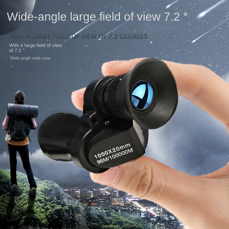 Compact HD Monocular With High Magnification Lightweight Travel Telescope For Bird Watching Hiking  2