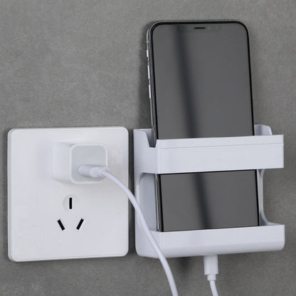 Modern Wall Mounted Shelf Organizer Multi Functional Holder for Remote Controls & Phones