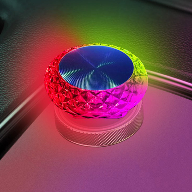Portable Car USB Ambient Light, Mini LED Decorative Atmosphere Lamp for Auto Interior & Computer