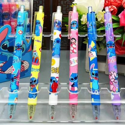 Disney Stitch Gel Pens Cute Signature Pen  Cartoon New Pressing Pen For Students 2